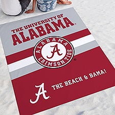 NCAA Alabama Crimson Tide Personalized Beach Blanket - 48241