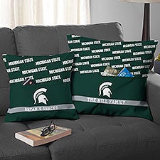NCAA Michigan State Spartans Personalized Pocket Pillow - 48258