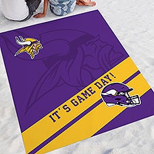 NFL Minnesota Vikings Personalized Beach Blanket - 48290