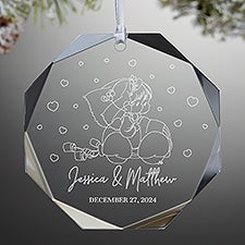 Precious Moments® Just Married Premium Engraved Ornament - 48327