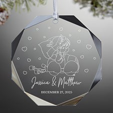 Precious Moments® Just Married Premium Engraved Ornament  - 48327