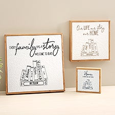 Family Story Personalized Pulp Paper Wall Decor - 48346