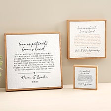 Love is Patient Personalized Pulp Paper Wall Decor - 48349