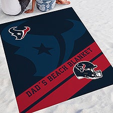 NFL Houston Texans Personalized Beach Blanket - 48380