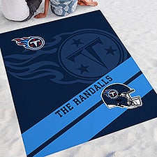 NFL Tennessee Titans Personalized Beach Blanket - 48409