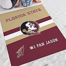 NCAA FSU Seminoles Personalized Beach Blanket - 48418