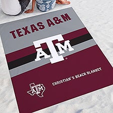 NCAA Texas A&M Aggies Personalized Beach Blanket - 48426