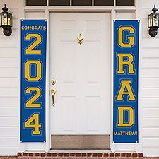 Collegiate Year Personalized Door Banner Set of 2 - 48463