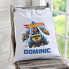 Hot Wheels™ Personalized Sweatshirt Drawstring Bag - 48504
