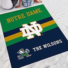 NCAA Notre Dame Fighting Irish Personalized Beach Blanket - 48604