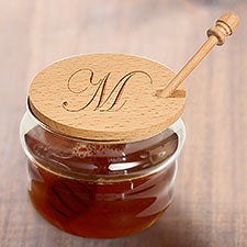 Personalized Honey Jar  Dipper - 48609D