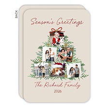 Holiday Moments Personalized Flat Christmas Card  - 48670