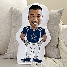 Dallas Cowboys Personalized Photo Football Character Pillow - 48715