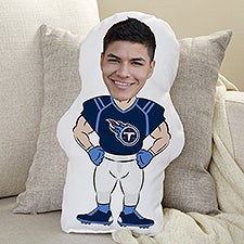 Tennessee Titans Personalized Photo Football Character Pillow  - 48742