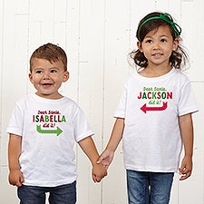 They Did It Personalized Christmas Kids Shirts - 48834