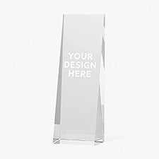 Engraved Logo Slanted Vertical Award  - 48978