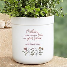 Love Blooms Here Personalized Outdoor Flower Pot - 49010