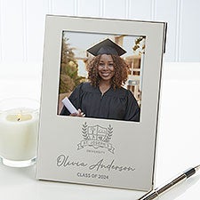 Personalized Logo Engraved Graduation Picture Frame - 49034