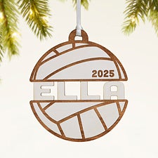 Volleyball Personalized Wood Ornament - 49047