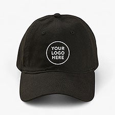 Personalized Logo Baseball Cap - Black - 49160