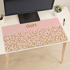 Sparkling Name Personalized Desk Mat  - 49174