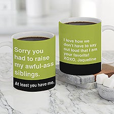 Awful Ass Kids Personalized Dad Coffee Mugs - 49201