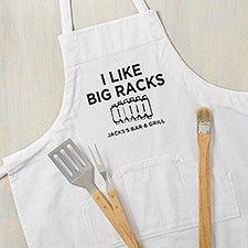 I Like Big Racks Personalized Apron & Potholder - 49215