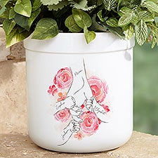 Mothers Loving Hand Personalized Outdoor Flower Pot - 49275