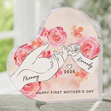 Loving Hands Personalized First Mothers Day Heart Keepsake - 49293