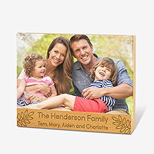 Create Your Own Acrylic Picture Frame with Engraved Wood Base  - 49343