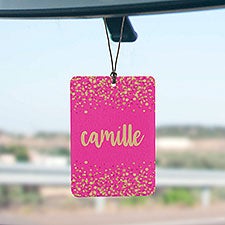 Sparkling Name Personalized Car Air Freshener  - 49367