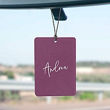 Trendy Script Name Personalized Car Air Freshener  - 49369