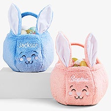 Bunny Ears Embroidered Plush Easter Treat Bag  - 49413