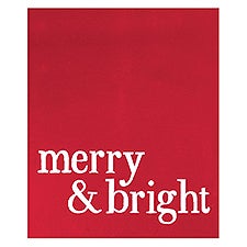 Merry  Bright Throw Blanket   - 49449
