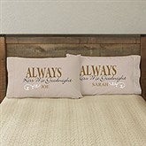 Personalized Pillowcase Set - Kiss Me Goodnight Design - 4954