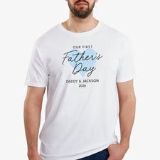 Our First Fathers Day Personalized Mens Shirts  - 49736