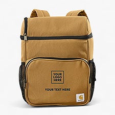 Personalized Logo Carhartt Embroidered Backpack Cooler - Brown - 49890