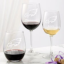Philadelphia Eagles Wine Glass Collection - 49947
