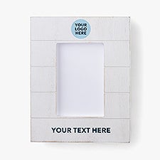 Personalized Logo Shiplap Picture Frame - 50036