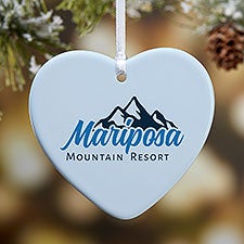 Personalized Logo Heart Ornament - 50054