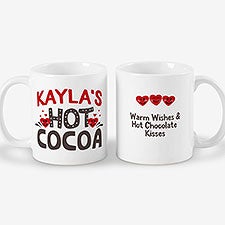 Personalized Kids Valentines Day Hot Cocoa Mug  - 50083