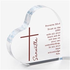 Religious Verse Personalized Acrylic Keepsake - 50129