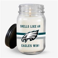 NFL Philadelphia Eagles Personalized Farmhouse Candle Jar - 50132