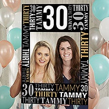 Repeating Birthday Personalized Photo Frame Prop - 50178