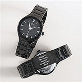 Mens TFX By Bulova Engraved Black Watch  - 50182