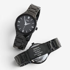 Mens TFX By Bulova Engraved Black Watch  - 50182