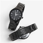 Mens TFX By Bulova Engraved Black Watch  - 50182