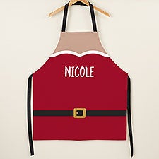 Santa Belt Personalized Christmas Apron  - 50190