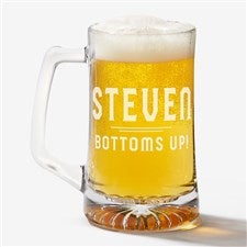 Classic Man Personalized Beer Mug - 50270