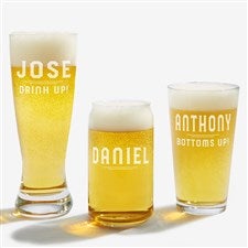 Personalized Engraved Beer Glass Collection - 50271